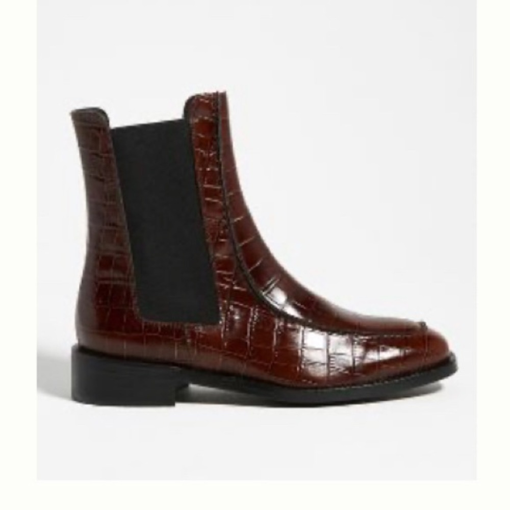 Brand new Anthropologie Pilcro Chelsea boot, brown, sz 8.5